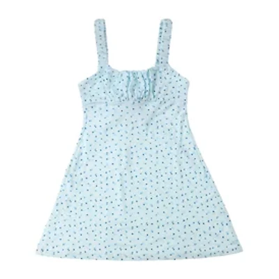 Juniors Bow Back Mini Dress