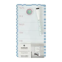 U Brands® Frameless Weekly Dry Erase Board 5.5inx10in