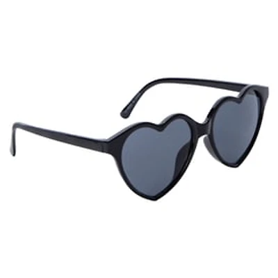 Ladies Plastic Heart Sunglasses