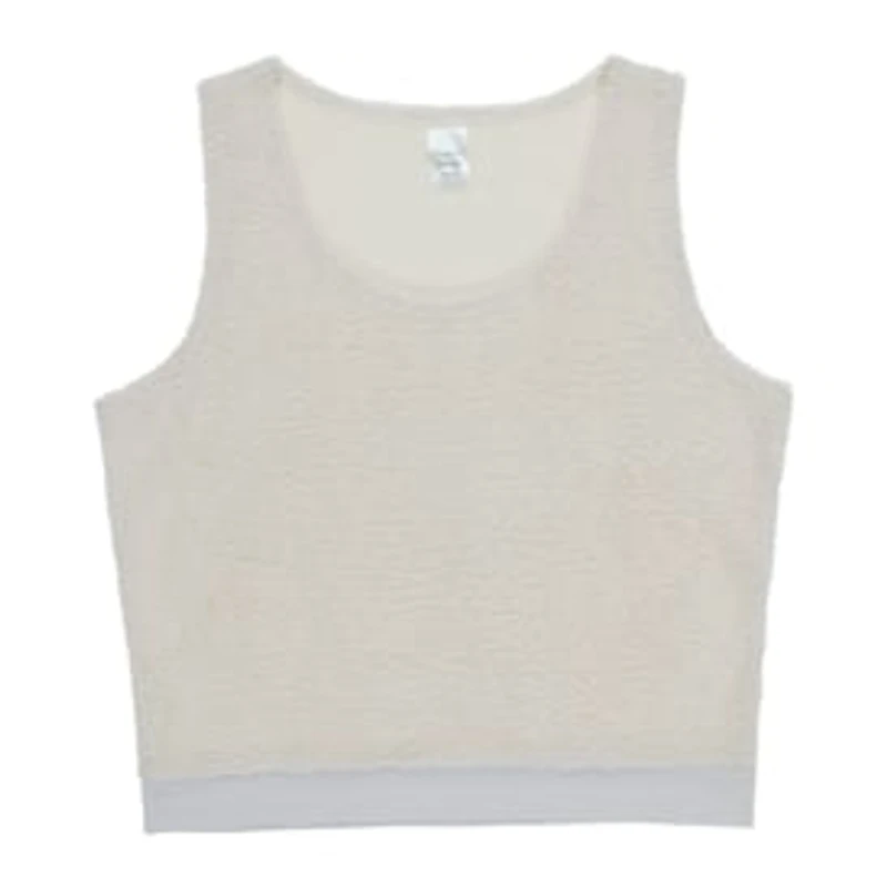 Cream Cozy Teddy Cropped Cami