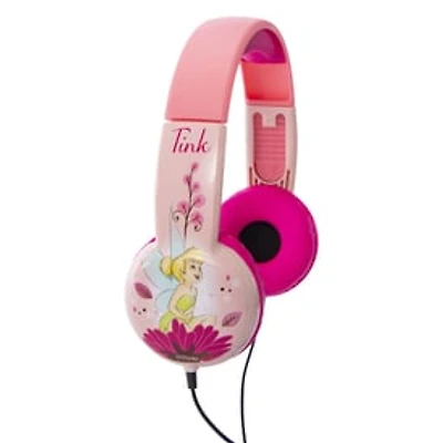 Tinker Bell Kid-Safe Wired Headphones With Mic
