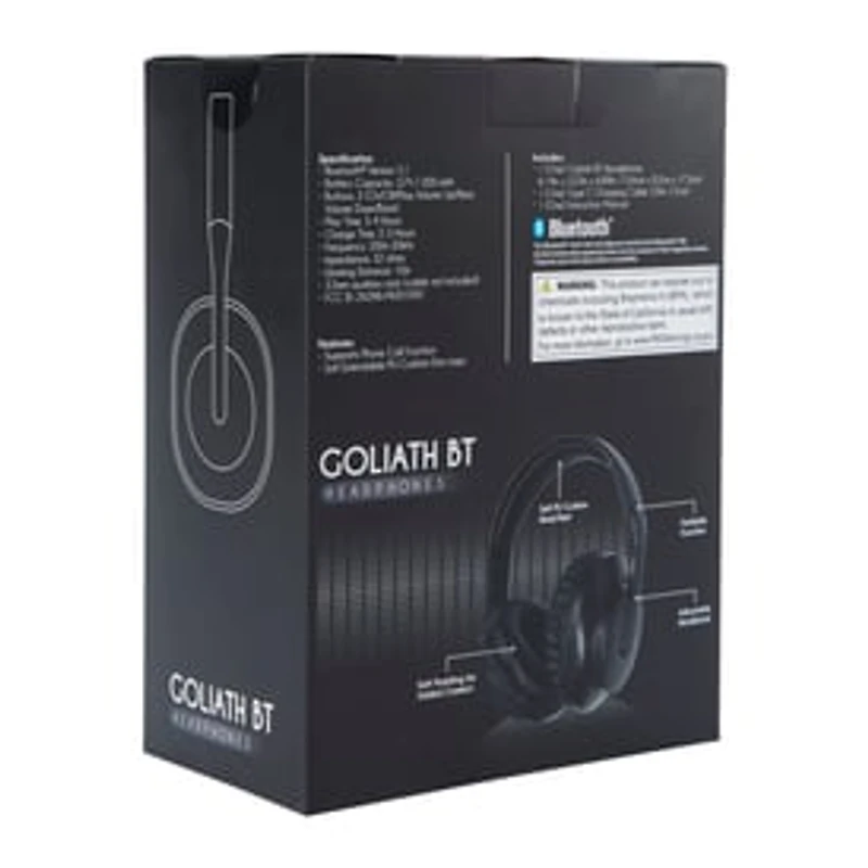 Goliath Bluetooth® Over-Ear Headphones With Mic
