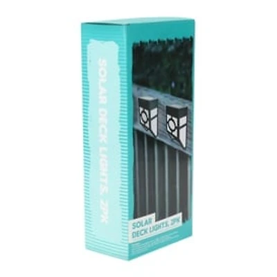 Solar Deck Lights 2-Pack