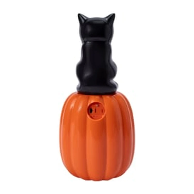 Halloween LED Cat Pumpkin Décor
