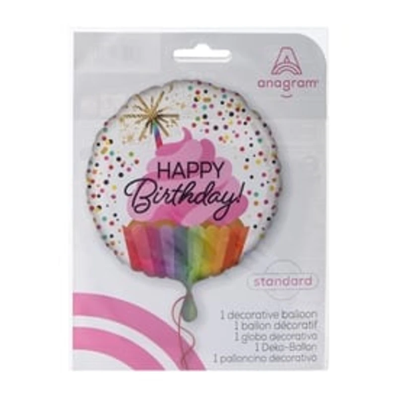 INFLATED Happy Birthday Standard Decorative Balloon
