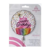 INFLATED Happy Birthday Standard Decorative Balloon