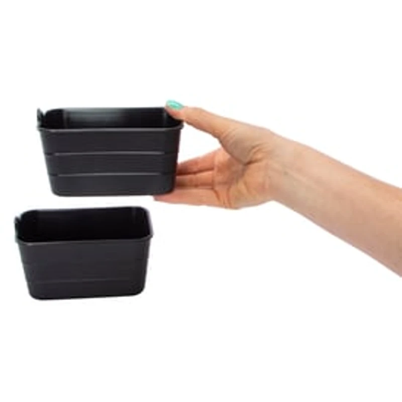 2-Pack Small Storage Bins 5.19in x 3.38in