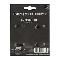 Licensed Buttons Set 4-Pack
