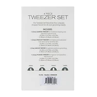 Tweezers Set 4-Count
