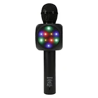 Bluetooth® Karaoke LED Bling Mic With Speaker