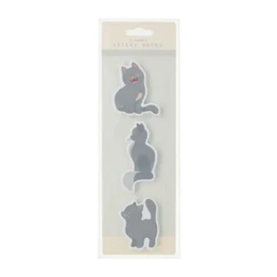 Cat Sticky Notes 3-Pack