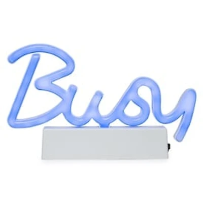 LED Neon Sign With Stand 8.5in