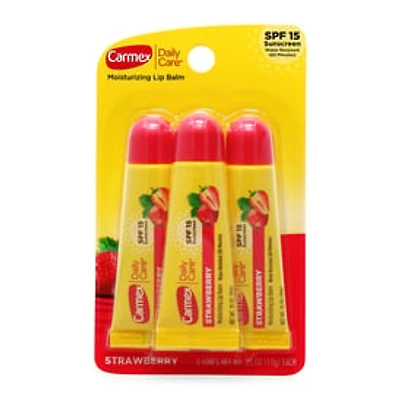Carmex Daily Care® Spf 15 Moisturizing Lip Balm, Strawberry 3-Pack