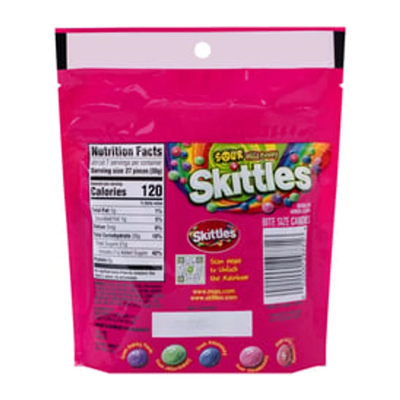 Skittles® Sour Wild Berry Grab N Go Bite Sized Candies 7.2oz