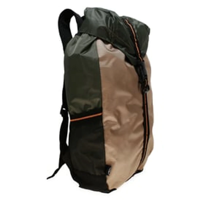 Grey & Navy Single Pals Webbing Backpack 16in