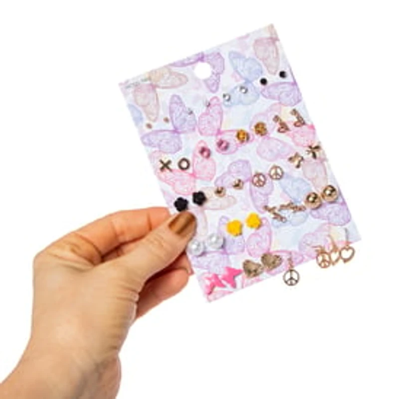 Butterfly Earrings Set, 20 Pairs