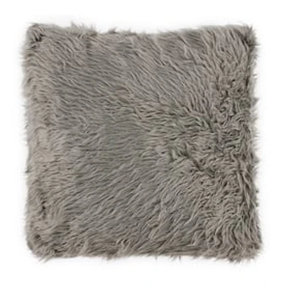 High Pile Faux Fur Throw Pillow 16in x