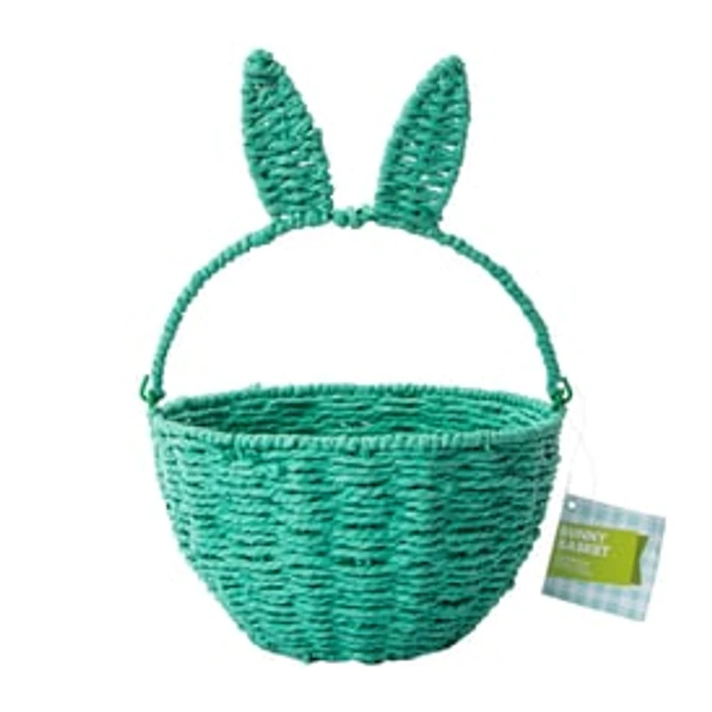 Woven Easter Bunny Ear Basket