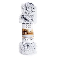 Round Faux Fur Accent Rug 2.5ft