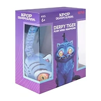 KPop Demon Hunters Derpy Tiger Plush Wired Headphones