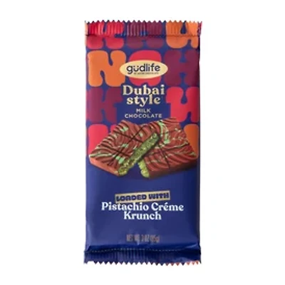 Gudlife By Astor Chocolate Pistachio Crème Krunch Dubai Style 3oz