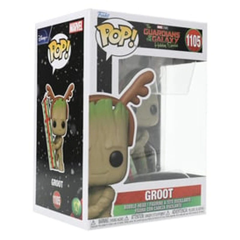 Funko Pop! Guardians Of The Galaxy Groot Holiday Special Bobble-Head