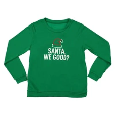 Juniors Holiday Sweatshirt – ‘Santa, We Good?’