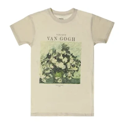 Vincent Van Gogh Roses Graphic Tee