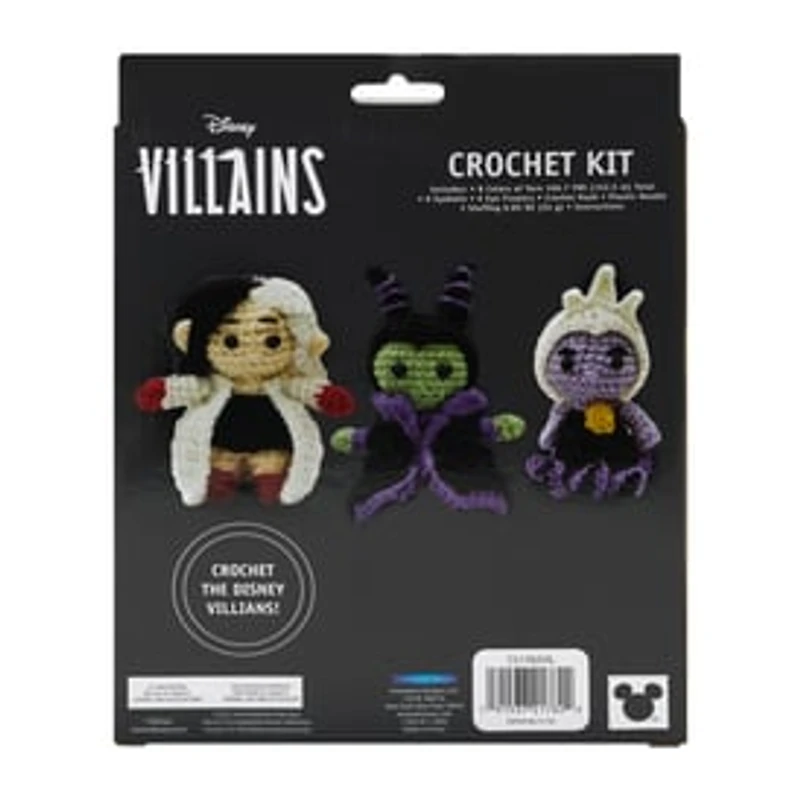 Disney Villians Crochet Kit 3-Pack