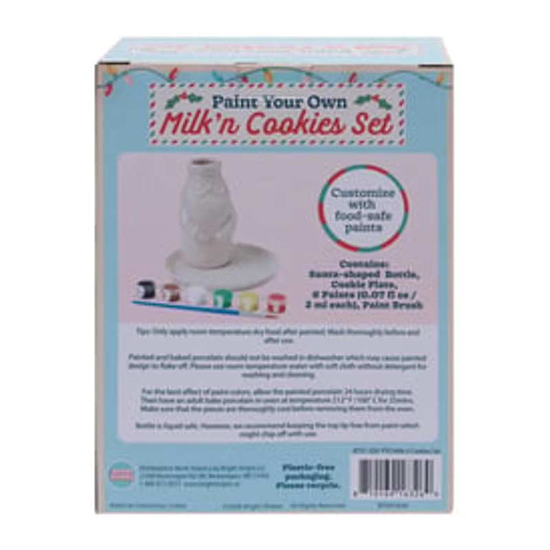 Paint Your Own Milk'n Cookies Set