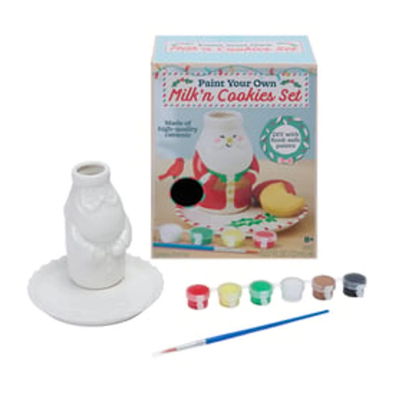 Paint Your Own Milk'n Cookies Set