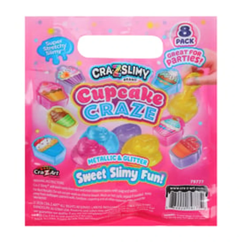 Cra-Z-Art® Cra-Z-Slimy™ Cupcake Craze Slime Set 8-Pack