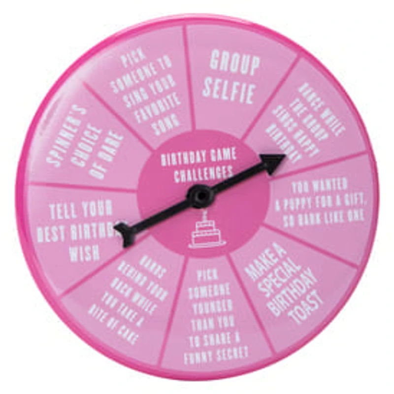 Spinner Birthday Button 6in