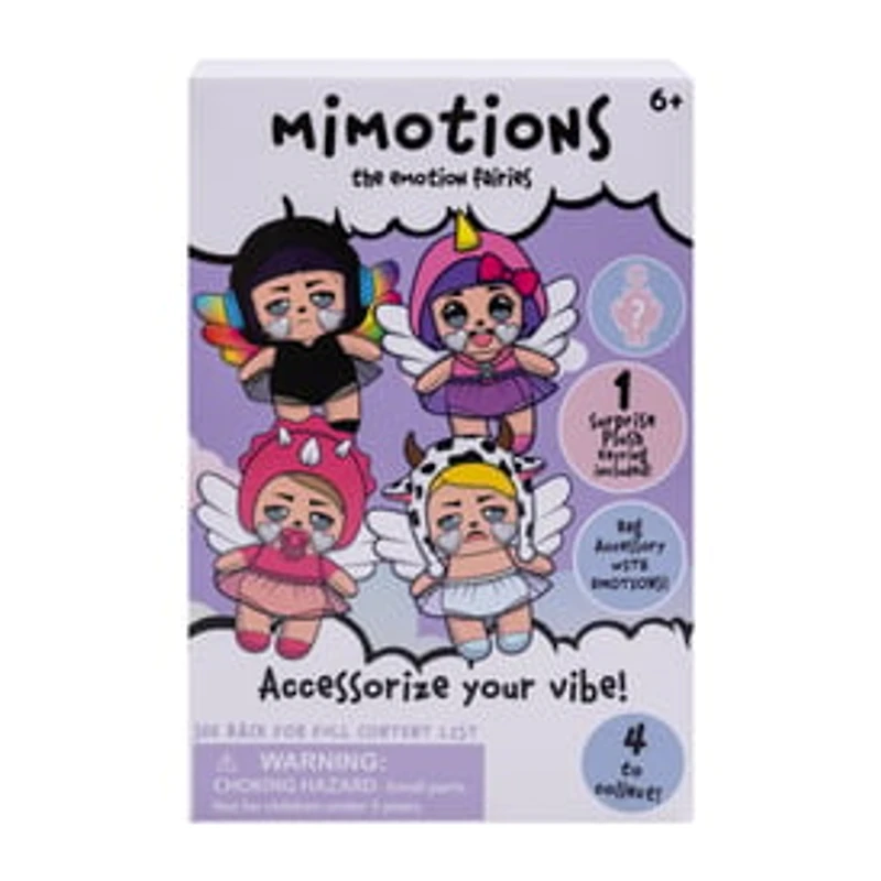 Mimotions Surprise Plush Bag Accessory (Styles May Vary)