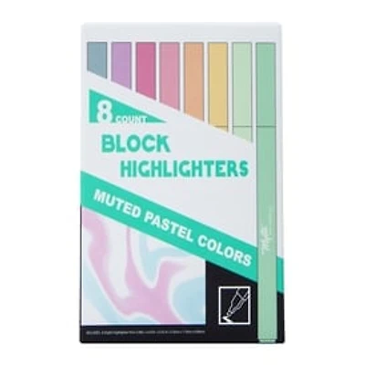 Block Highlighters 8-Count