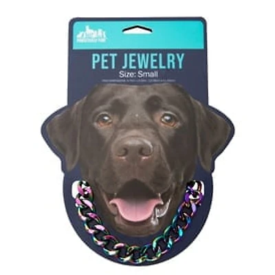 Iridescent Chain Pet Jewelry - Small
