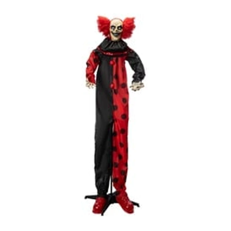 Halloween Evil Clown LED Animatronic 6ft.