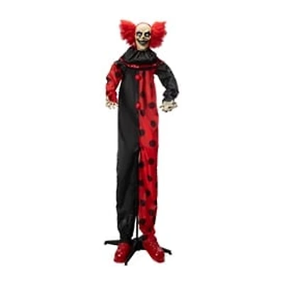 Halloween Evil Clown LED Animatronic 6ft.