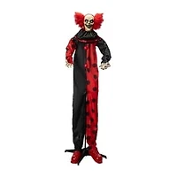 Halloween Evil Clown LED Animatronic 6ft.