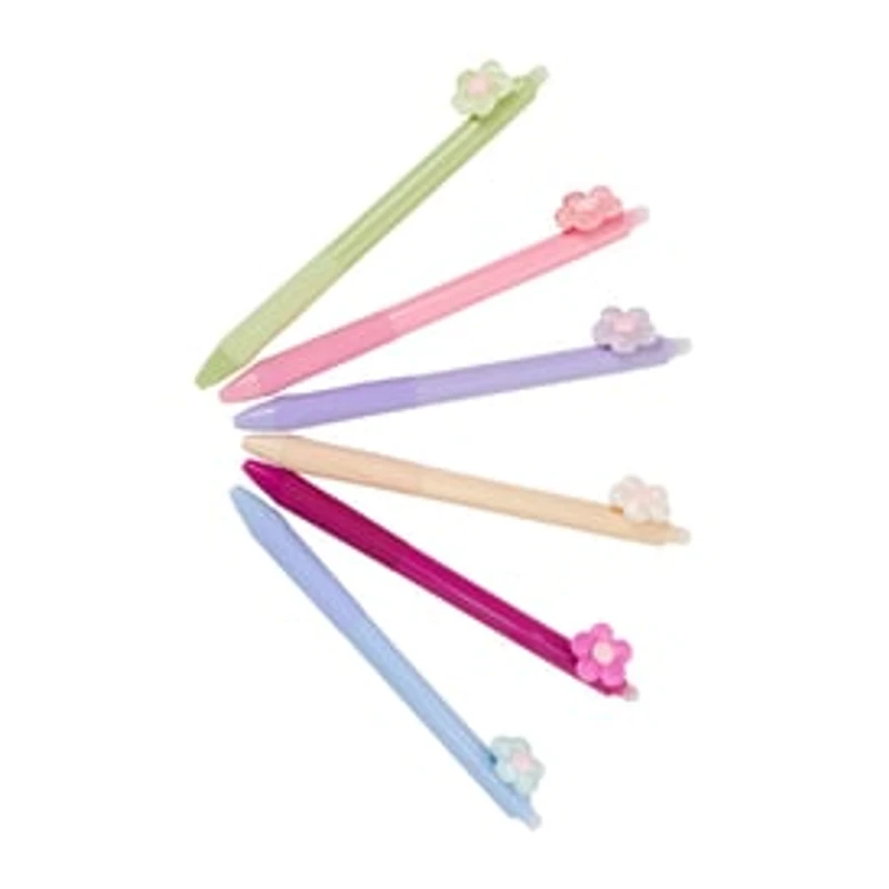Erasable Novelty Click Pens 6-Pack