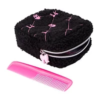 Travel Skull Bow Cosmetic Pouch
