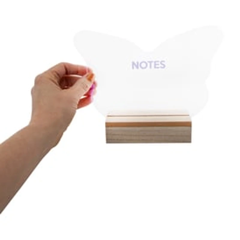 LED Dry Erase Memo Board 8.86in x 7in