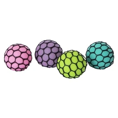 Mini Squishy Mesh Balls 4-Count