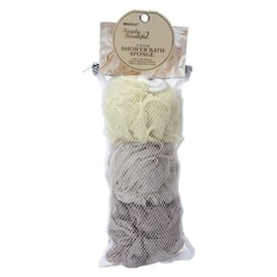 Vivitar® Shower Bath Sponge Set 3-Count