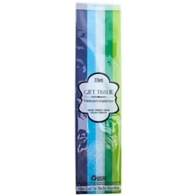 Blue & Green Gift Tissue 20 Sheets