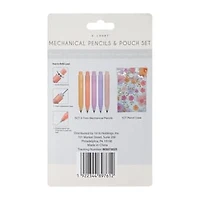 Mechanical Pencils & Pouch Set