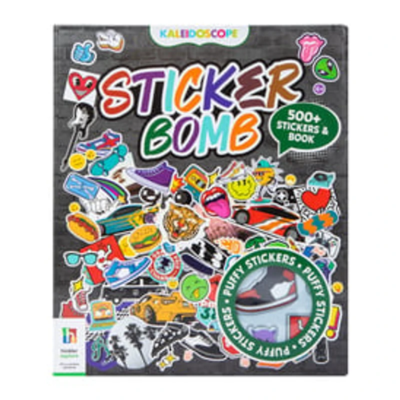 Kaleidoscope Sticker Bomb With 500+ Stickers & Book