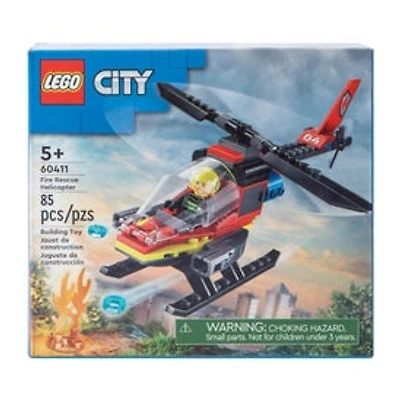 LEGO® City Fire Rescue Helicopter Building Toy