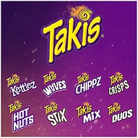 Takis Waves Fuego, Hot Chili Pepper And Lime Artificially Flavored Potato Chips, 8oz Bag