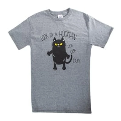 Look, I'm A Hooman, Dur Dur Dur' Cat Graphic Tee - Large
